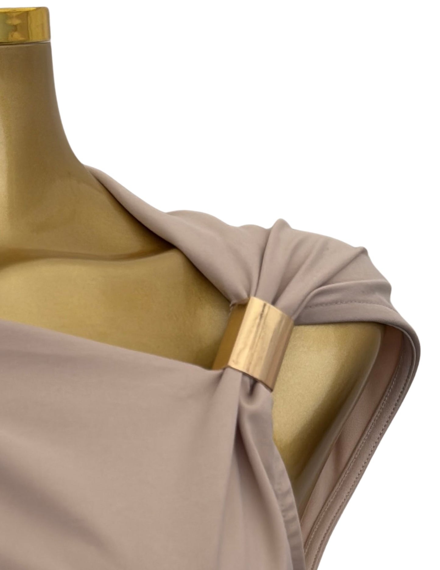 ASYMMETRICAL NECK TOP